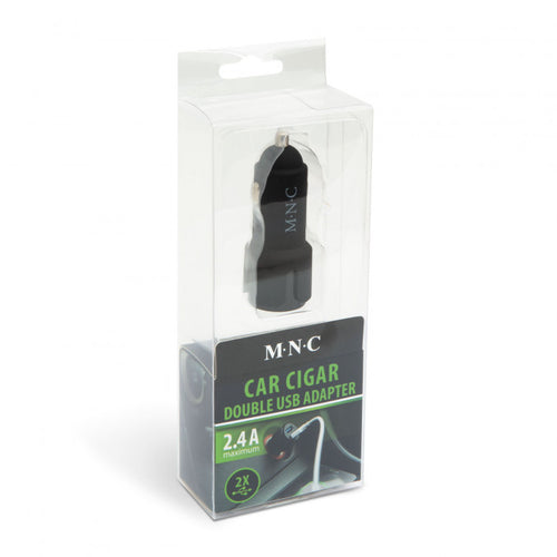 Adaptor de la bricheta 2 x USB – negru - 13055836