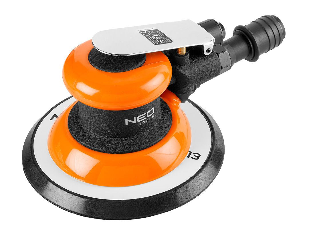 slefuitor orbital pneumatic 150 mm, cu sistem de colectare praf Neo Tools - 14013