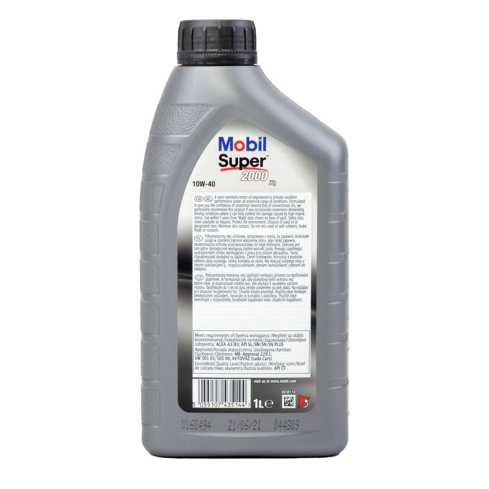 Ulei motor Mobil Super 2000 X1 10W40 1L - 10227887