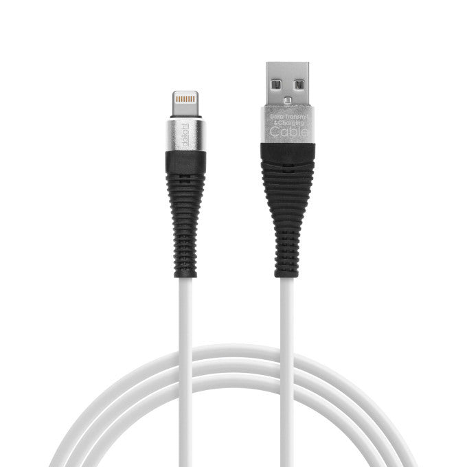 Delight - Cablu de date - iPhone "lightning", înveliş siliconic, 4 culori - 1 m - 55438