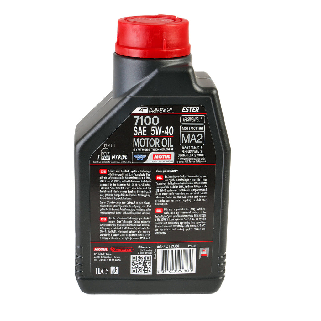 Ulei motor Motul 7100 5W40 4T 1L - 104086