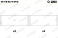 Cuzineti biela 71-4033/4 STD GLYCO