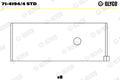 Cuzineti biela 71-4194/4 STD GLYCO