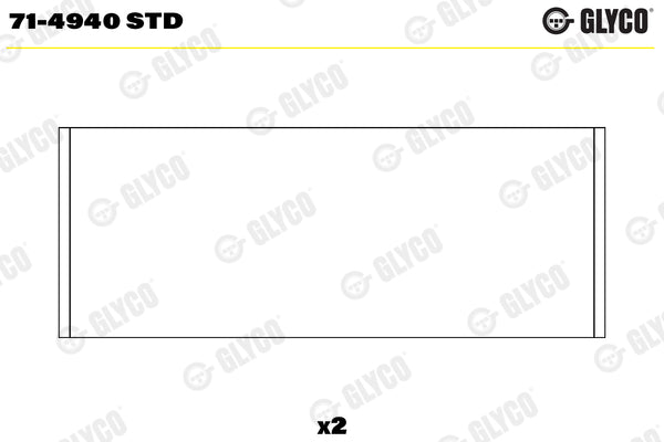 Cuzineti biela 71-4940 STD GLYCO