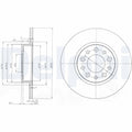 Disc frana BG3994 DELPHI