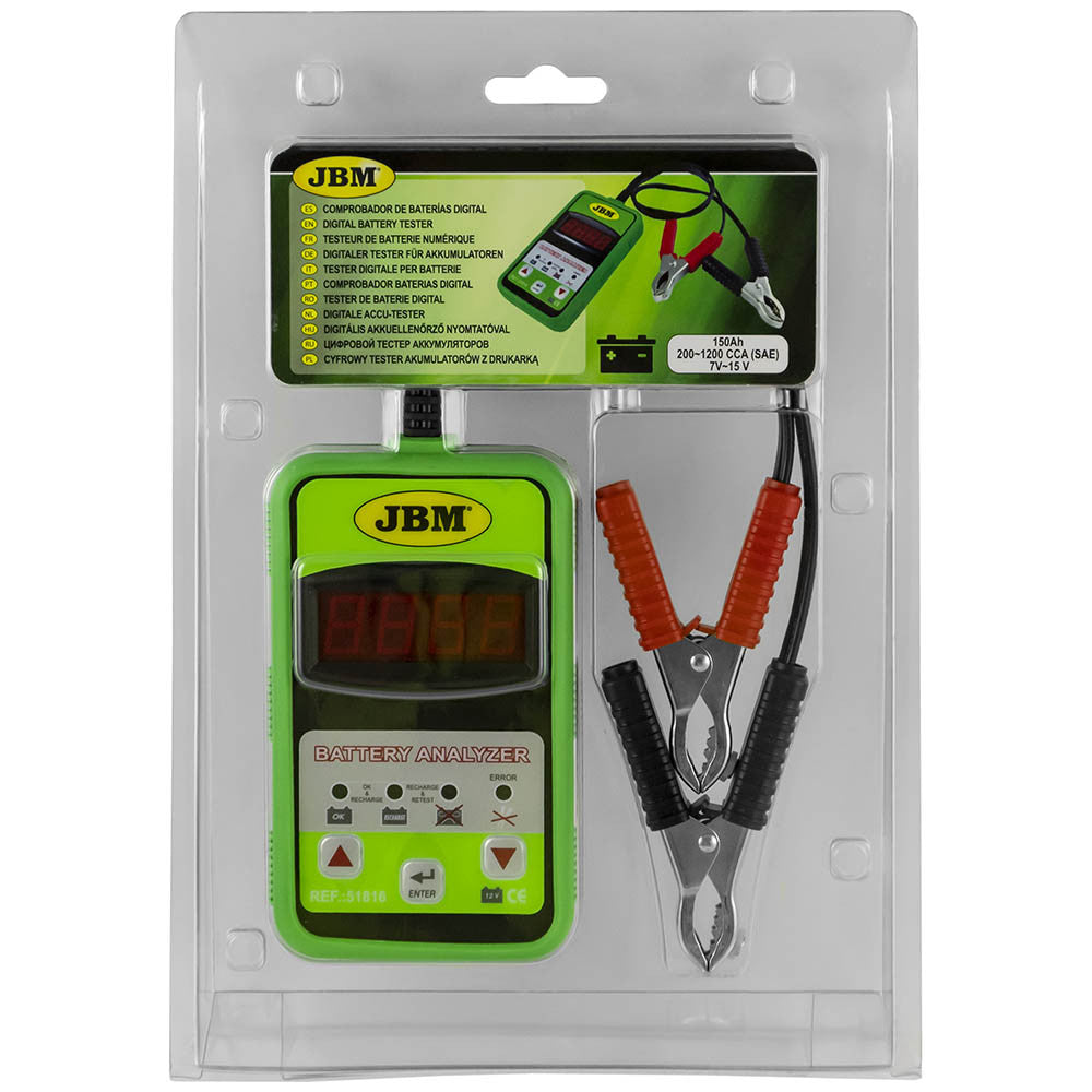 Tester de baterie digital JBM - 51816
