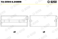 Cuzineti, arbore cotit 72-3995 0.25mm GLYCO