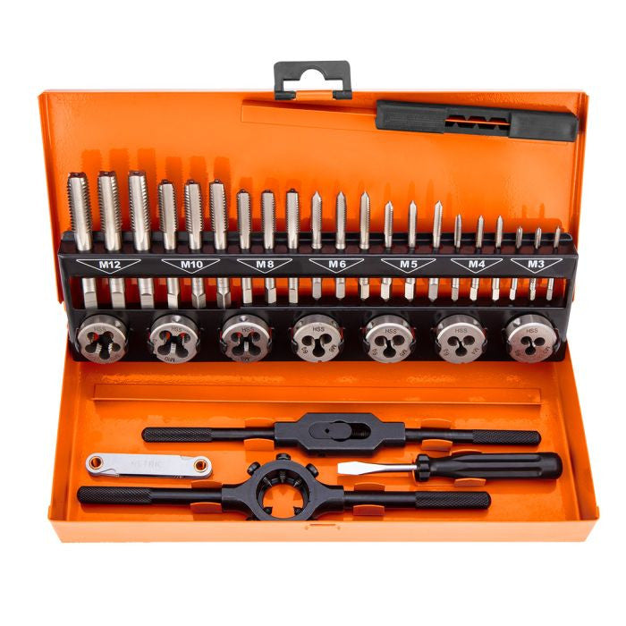 Filiere si tarozi M3-M12 set 32 buc HSS Neo Tools - 12915