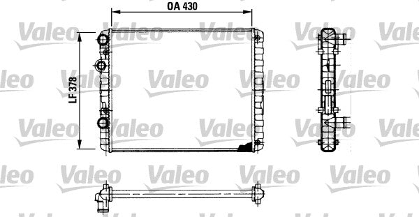 Radiator, racire motor 730956 VALEO