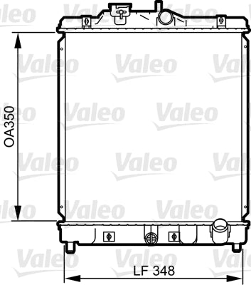 Radiator, racire motor 734117 VALEO