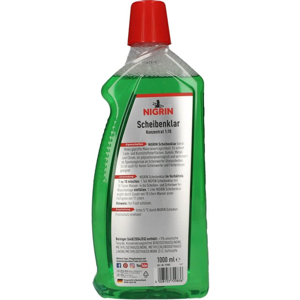 Lichid concentrat pentru parbriz 1:10 Nigrin, 1 L - 12208519