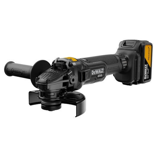Polizor unghiular, cu motor fără perii DEWALT® x McLaren F1 Team 18V XR® 125 mm - 2 x 5Ah - DCG45MP2TQW