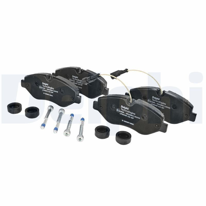 Set placute frana,frana disc LP2043 DELPHI