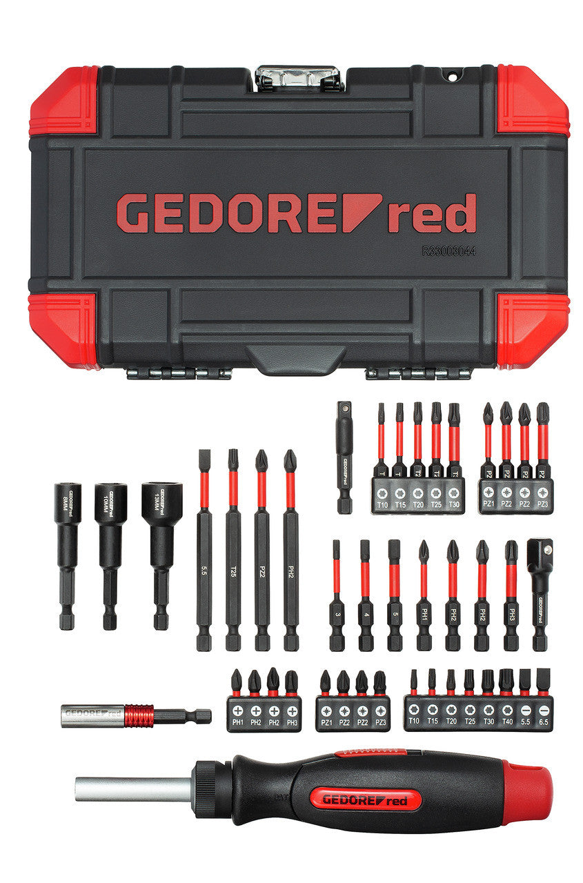 Trusa biti de impact, antrenare 1/4, 43 piese Gedore - 3304902