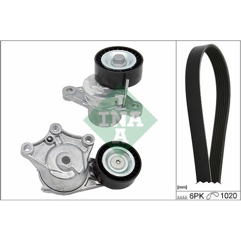 Set curea transmisie cu caneluri 529 0323 10 INA