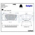 Set placute frana,frana disc LP2052 DELPHI