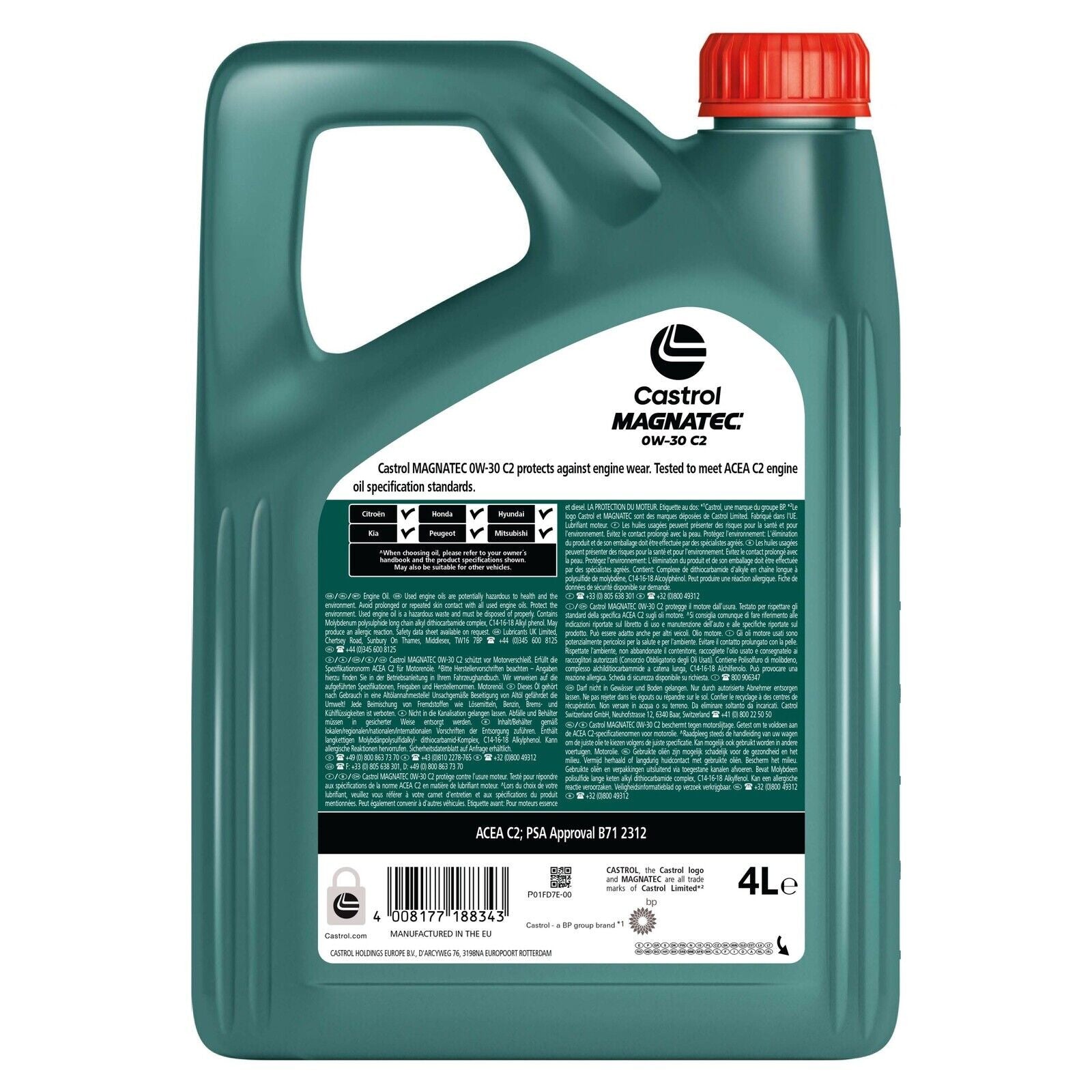 Ulei motor Castrol Magnatec 0W30 C2 4L - 12208478