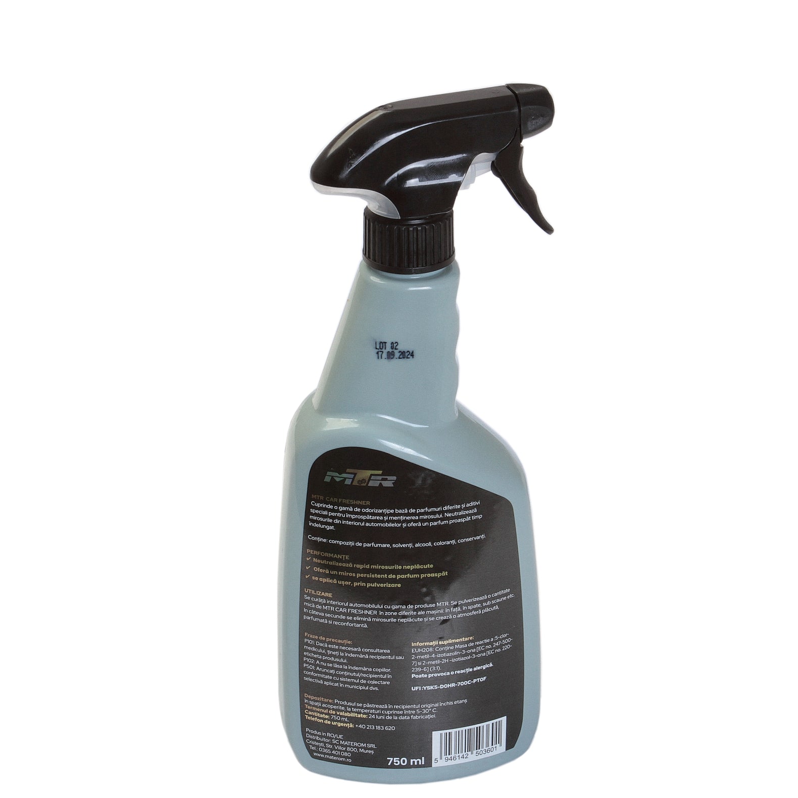 Odorizant Premium MTR Car Freshner Anti-Tabak 750 ml - 801674