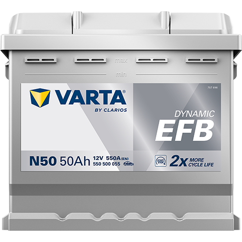 Acumulator Varta Dynamic EFB 50 Ah 540A - 550500055K262