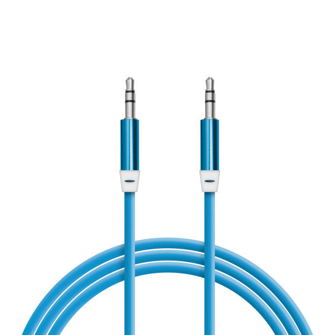 Delight - Cablu AUX - fişă jack 3,5 mm, înveliş silicon - 1 m Carguard - 55437