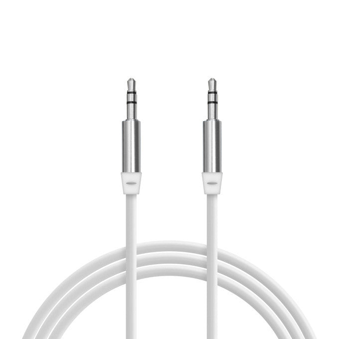 Delight - Cablu AUX - fişă jack 3,5 mm, înveliş silicon - 1 m Carguard - 55437