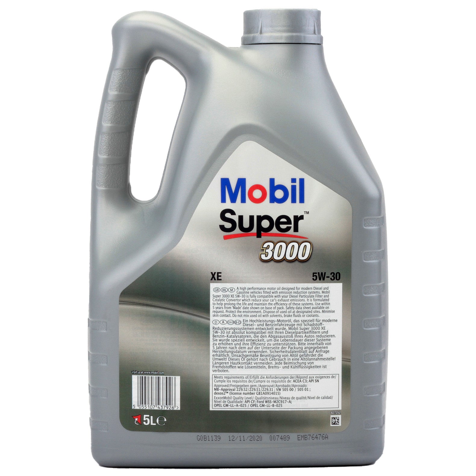 Ulei motor Mobil Super 3000 Xe 5W30 5L - 10227882