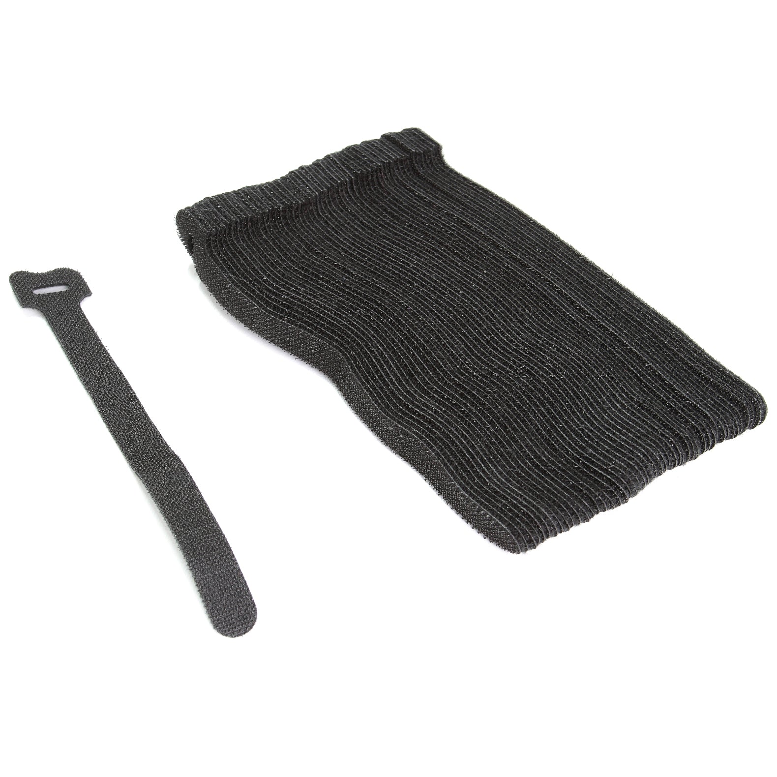 Cleme pentru cabluri negre 12,5x180mm 50buc MTR - LHVT121807B