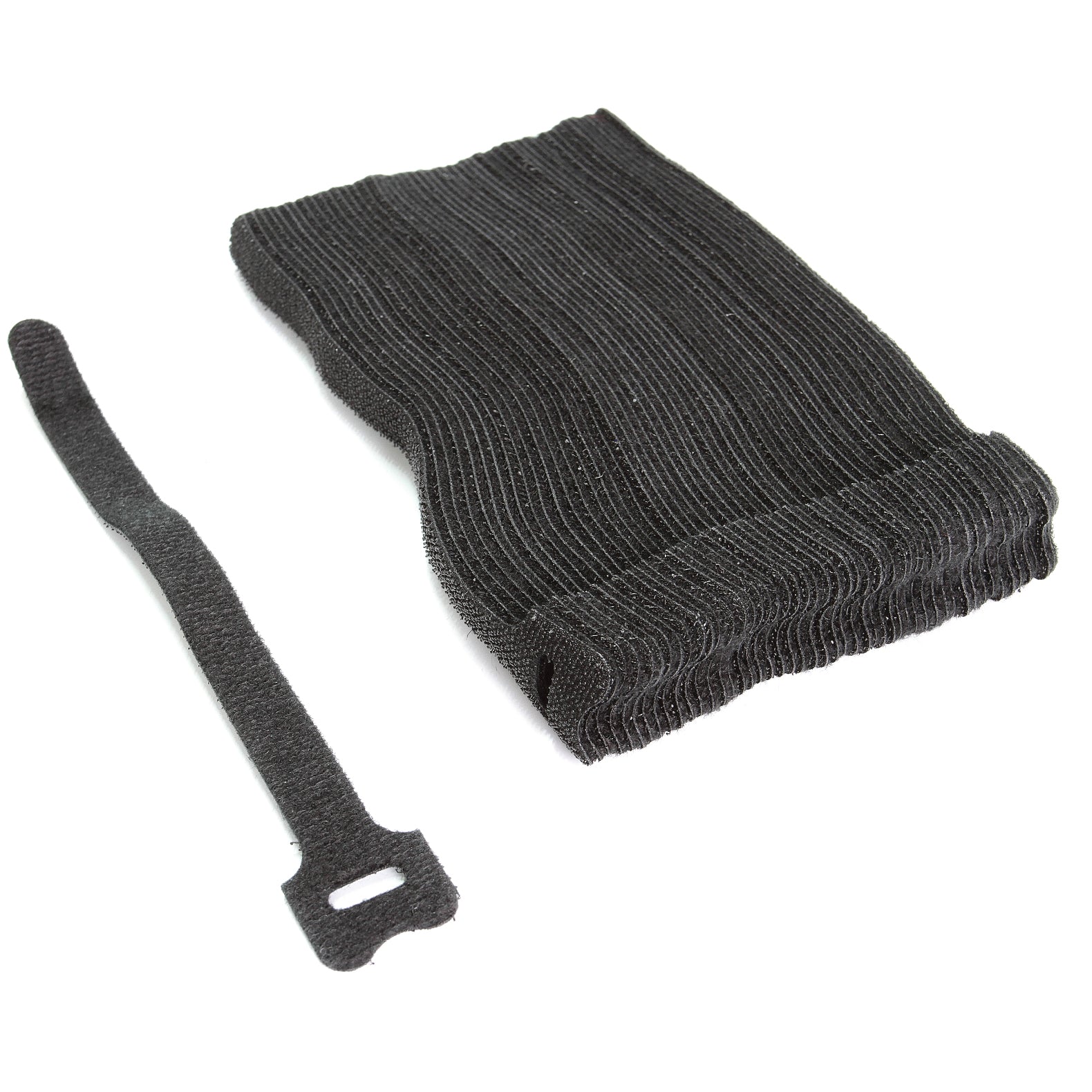 Cleme pentru cabluri negre 12,5x180mm 50buc MTR - LHVT121807B