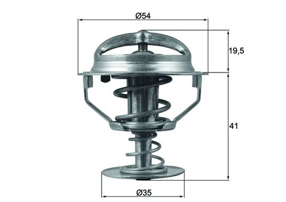termostat,lichid racire TX 164 82D MAHLE