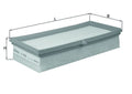 Filtru aer LX 2636 MAHLE