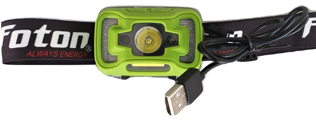 Lanterna frontala cu senzor Foton Sport HL5638 5W+COB 300 lumeni - 304145638