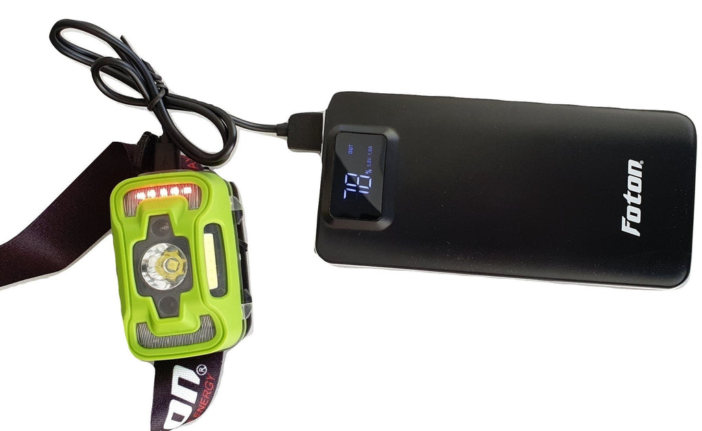 Lanterna frontala cu senzor Foton Sport HL5638 5W+COB 300 lumeni - 304145638