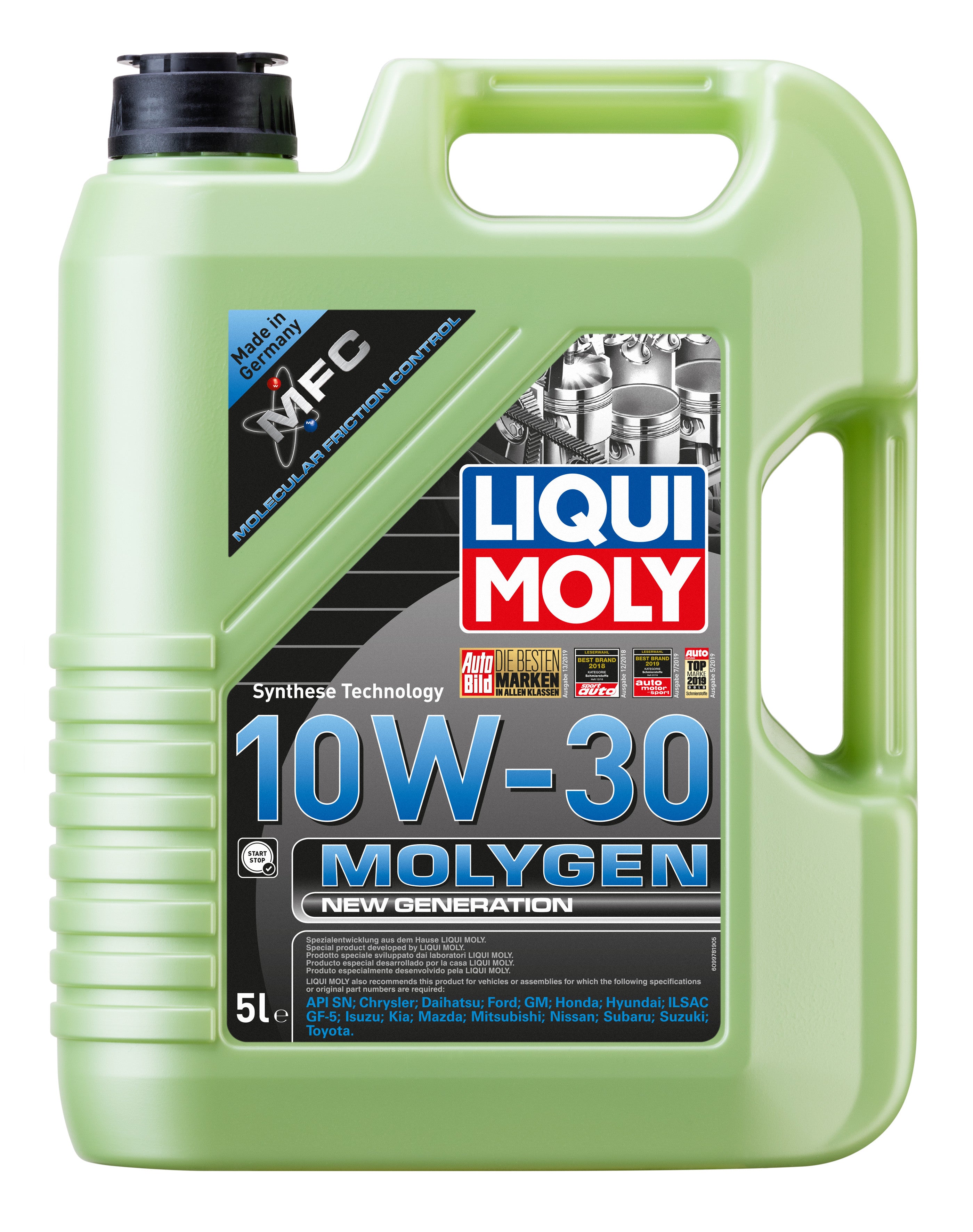 Ulei motor Liqui Moly Molygen New Generation 10W30 (9978) 5L - 11647885