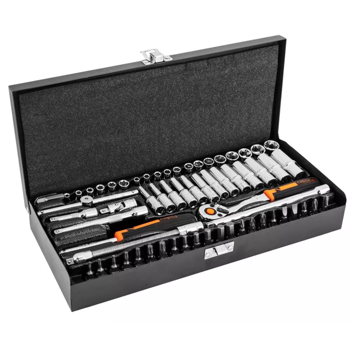Set de chei tubulare 1/4 63 de piese Neo Tools - 10008