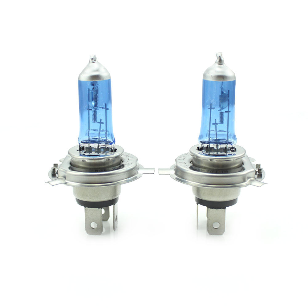 Bec MTR H4 12V 100/90W + 110% intensitate Alb Xenon Set 2 buc Carguard - BHA033