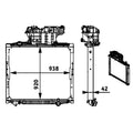 Radiator, racire motor CR 701 000P MAHLE