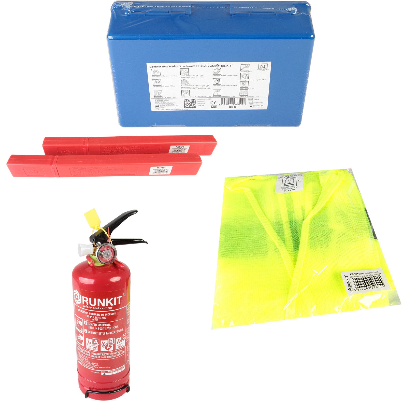Kit siguranta auto Runkit - KITSIG01