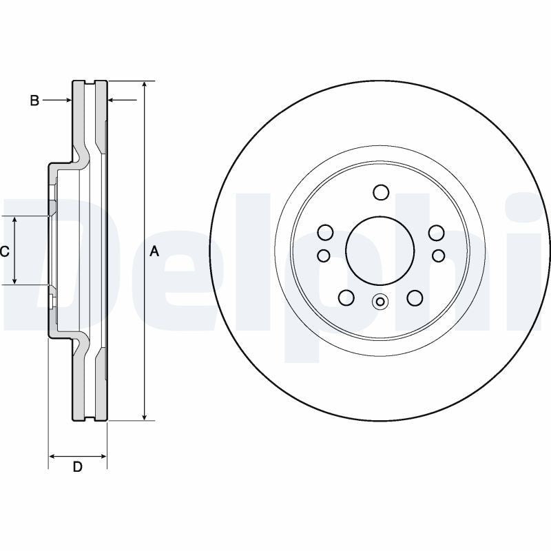 Disc frana BG9968 DELPHI