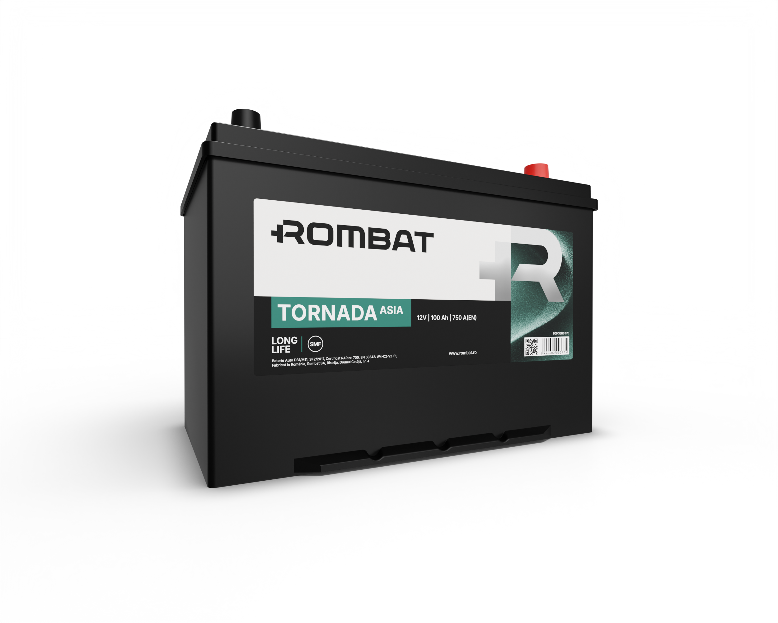Acumulator Rombat Tornada Asia 100 Ah - 12146311