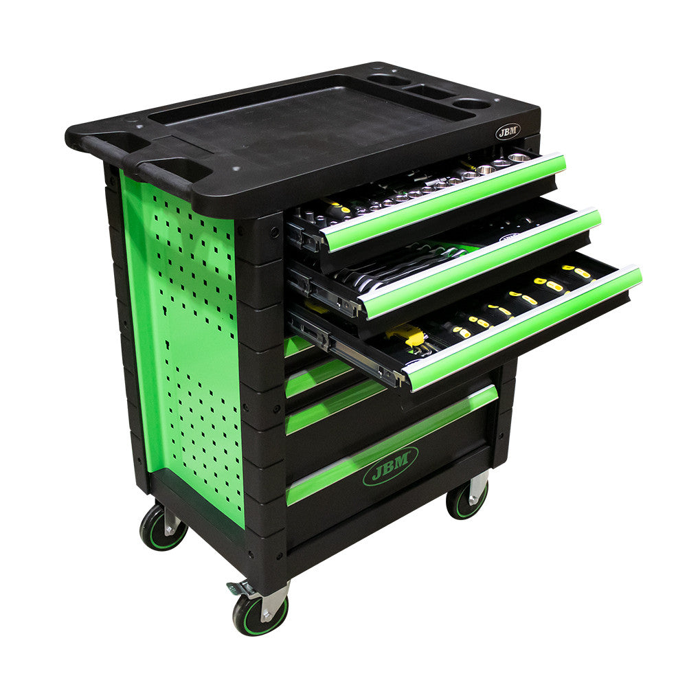 Dulap de scule cu 7 sertare dotat 172 unelte JBM - 53904