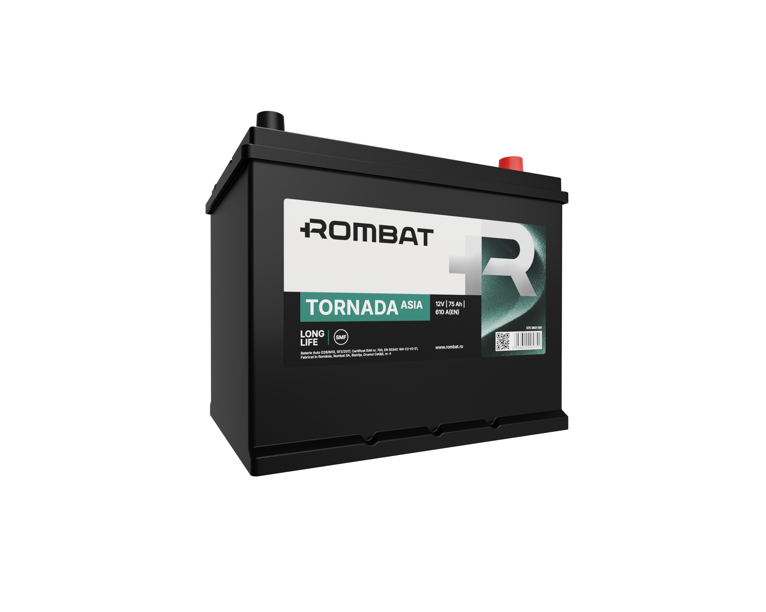 Acumulator Rombat Tornada Asia 75 Ah - 12160393