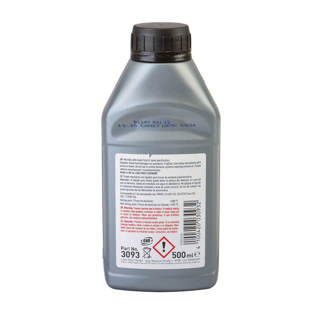 Lichid frana Liqui Moly DOT4  500ml. - 3093