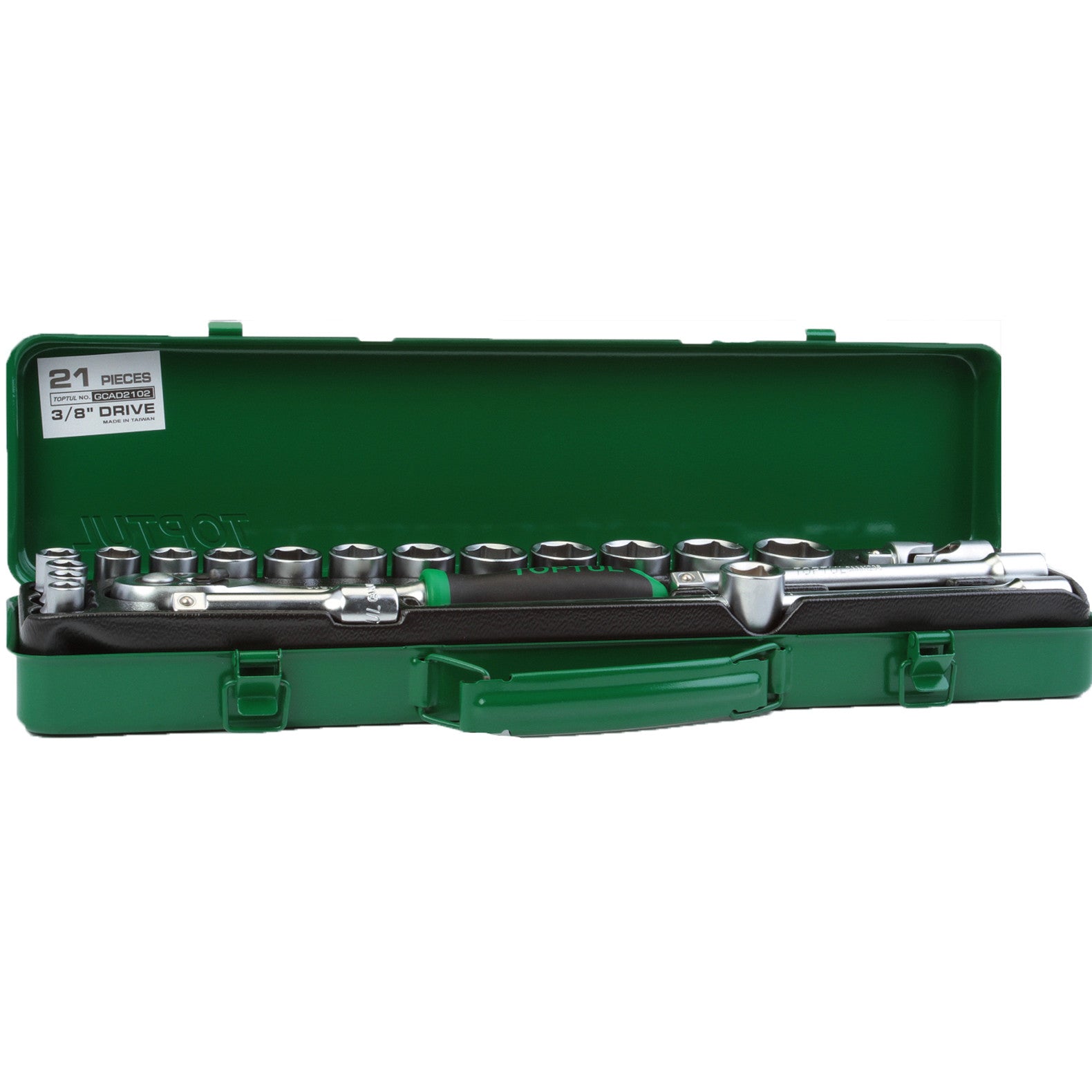 Trusa tubulare 3/8 21 Piese Toptul - GCAD2102