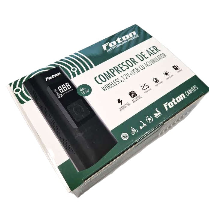 Compresor cu acumulatorFoton CAW-025 12V+USB 10bar - 783000110
