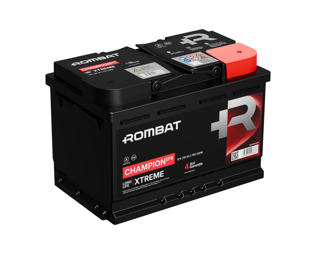 Acumulator Rombat Champion 80 Ah [Start-Stop] - 5803H30078