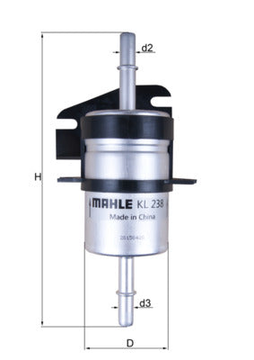 filtru combustibil KL 238 MAHLE