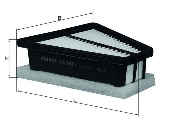 Filtru aer LX 2911 MAHLE