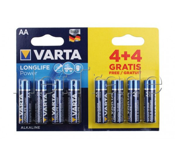 Baterie Varta LongLife Power AA - LR6 1.5V (Alcalina) 8 buc - 13048352