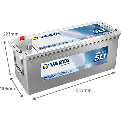 Acumulator Varta ProMotive Super Heavy Duty K7 - 145 Ah - 645400080K182