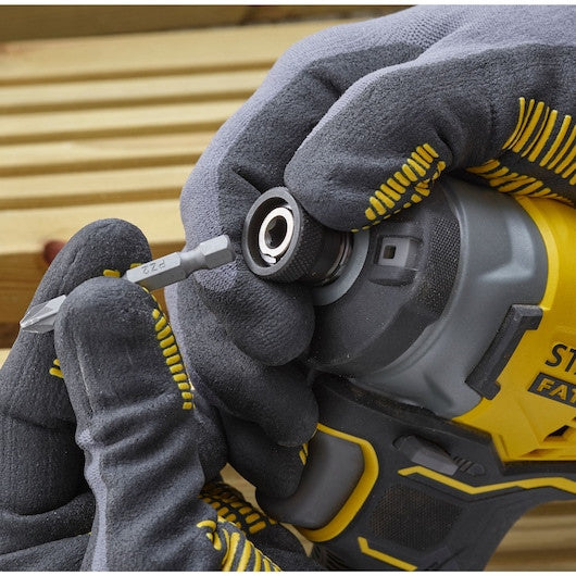 Masina de Insurbat cu Impact 18V, Stanley Fatmax V20, Fara Perii, 3 Viteze, Hex 1/4", 190Nm, 2 x 2.0 - SFMCF820D2KQW